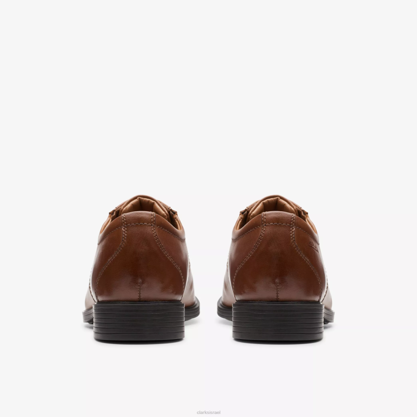 V268780 עור שזוף כהה Clarks כובע ווידון