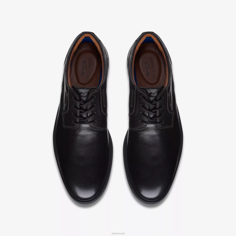 V268785 עור שחור Clarks תחרה מאלווד