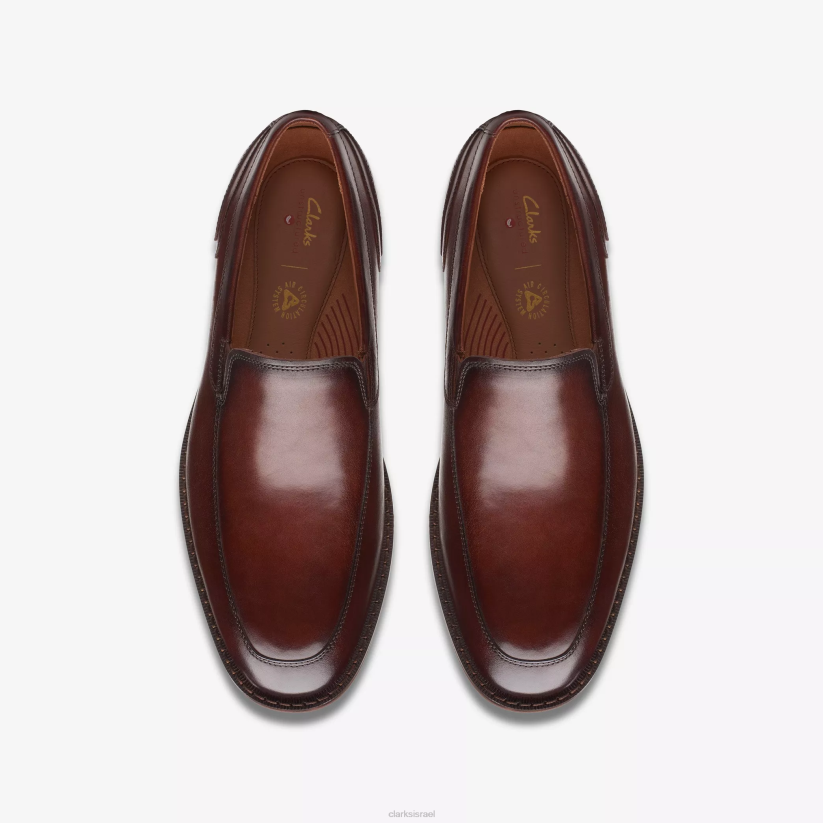 V268787 עור חום Clarks צעד ענק