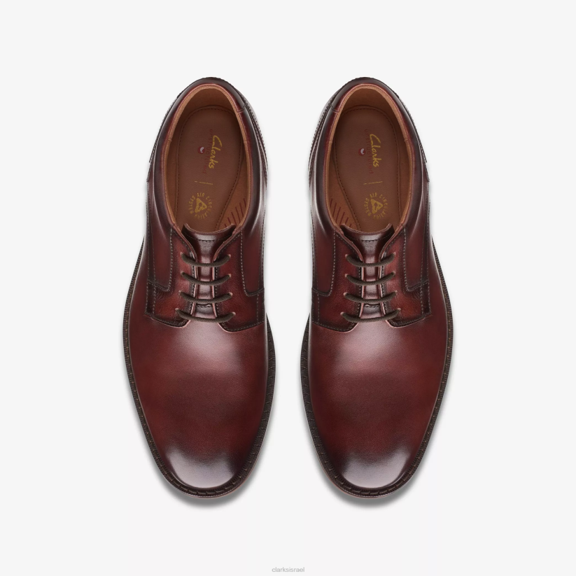 V268788 עור חום Clarks תחרה ענקית