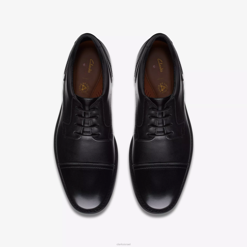 V268793 עור שחור Clarks כובע ענק