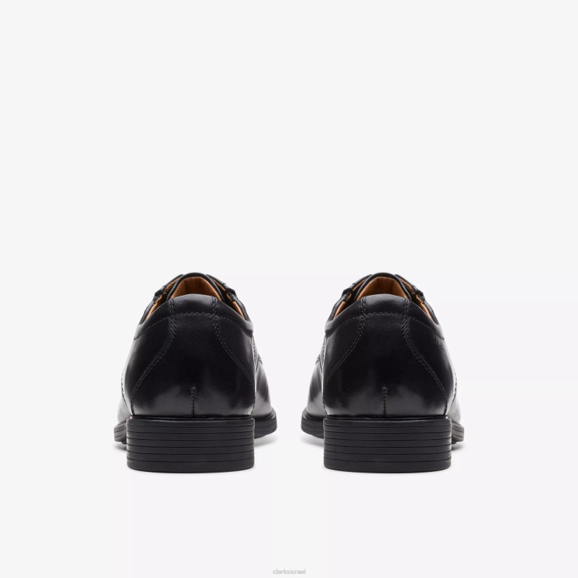 V268794 עור שחור Clarks קצב צהוב