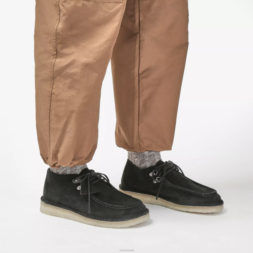 V268805 זמש שחור Clarks נווד מדברי