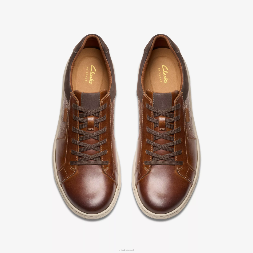 V268808 עור שזוף Clarks תחרה מאבן מפות