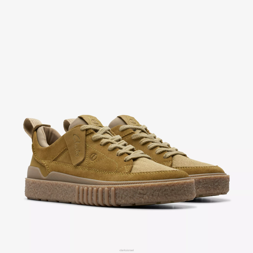 V268814 זמש זית בהיר Clarks תחרה סומרסט