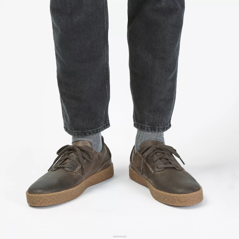 V268855 עור זית כהה Clarks תחרה של streethill