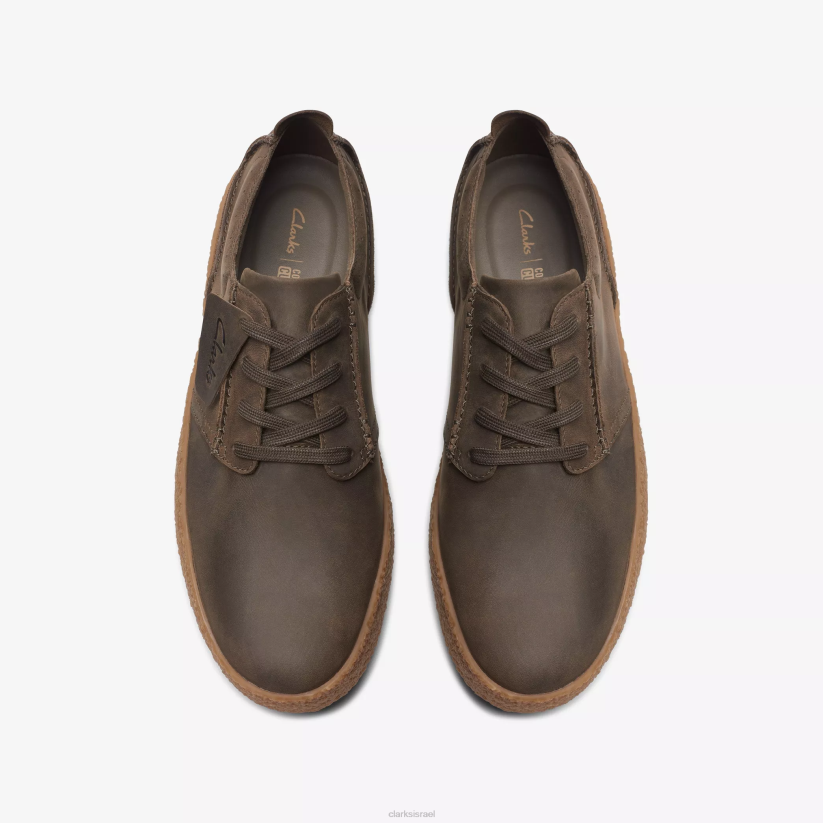 V268855 עור זית כהה Clarks תחרה של streethill