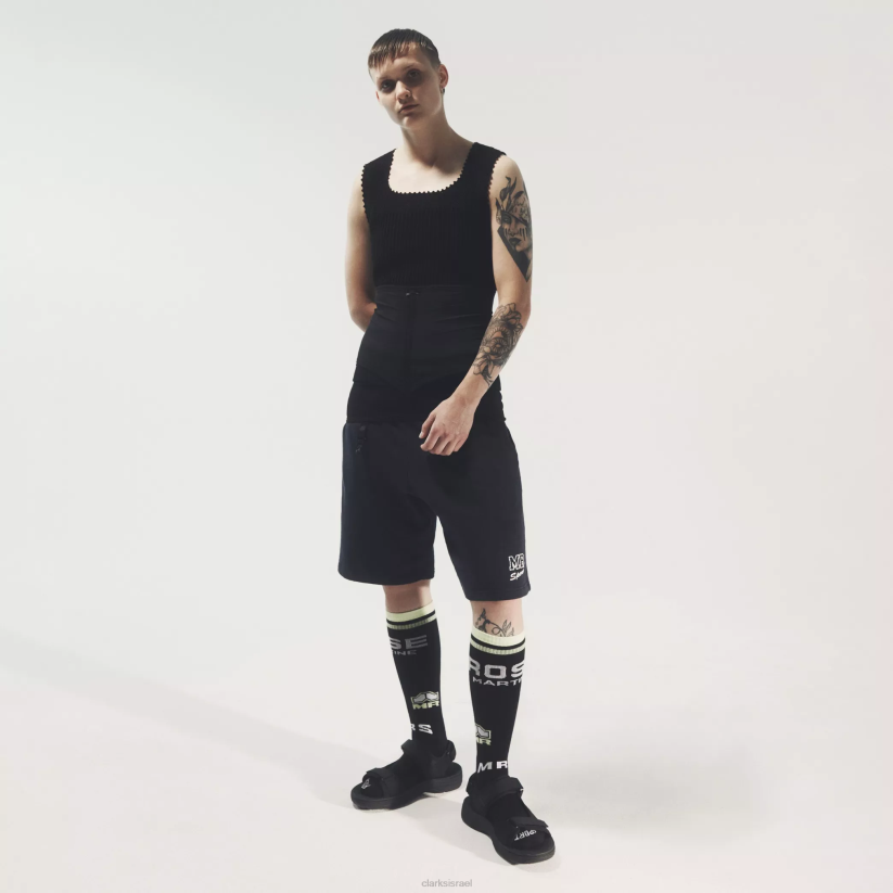 V268868 טקסטיל שחור Clarks סנדל גברים מרטין רוז 2