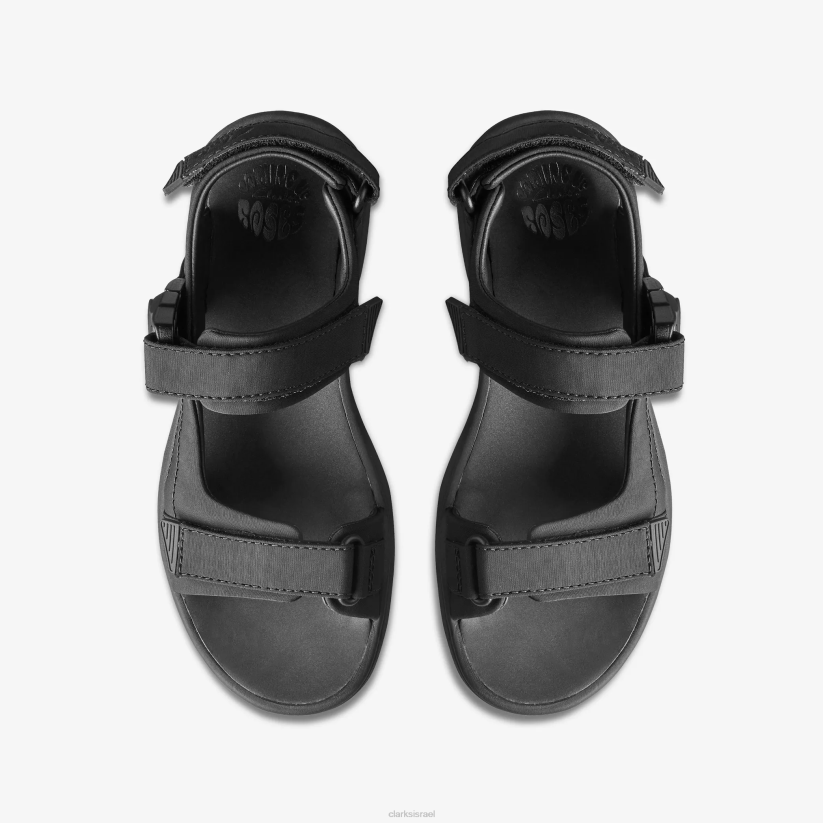 V268868 טקסטיל שחור Clarks סנדל גברים מרטין רוז 2