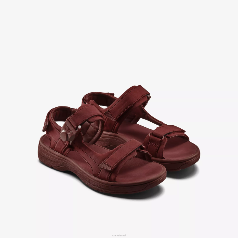 V268869 טקסטיל oxblood Clarks סנדל גברים מרטין רוז 2