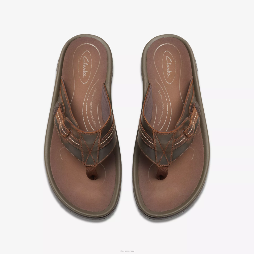 V268872 עור שעוות דבורים Clarks וסלי שמש