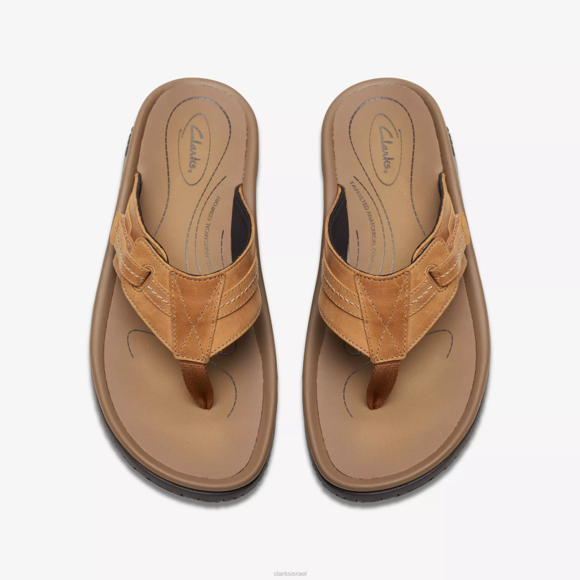 V268874 עור שזוף Clarks וסלי שמש