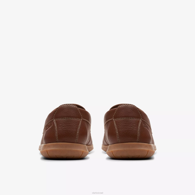 V268888 עור חום בהיר Clarks צעד flexway