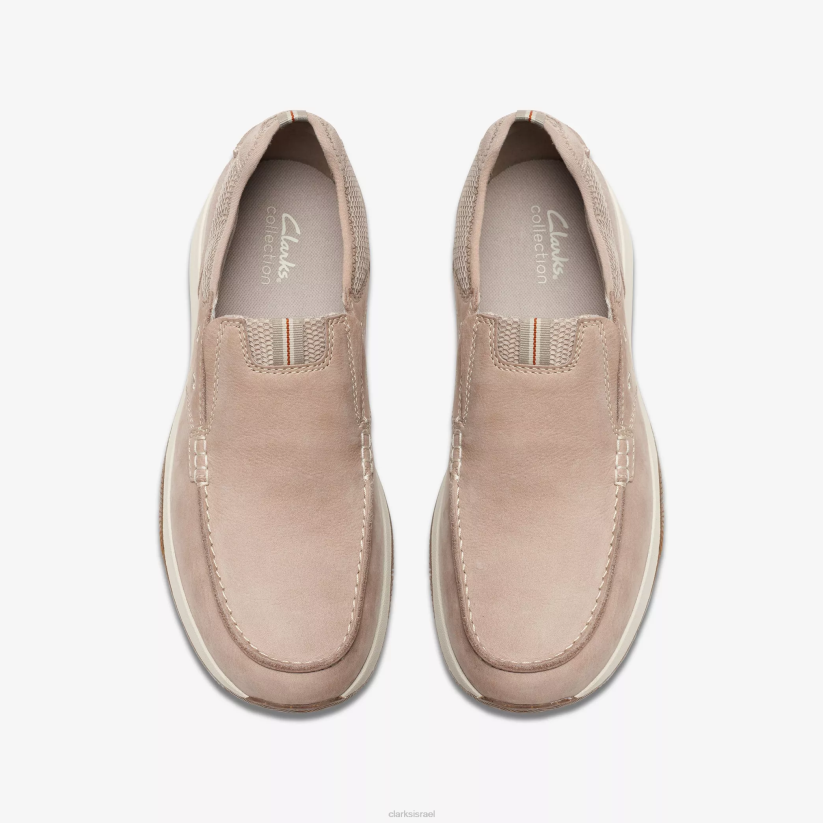 V268894 נובוק אפור בהיר Clarks step view sailview