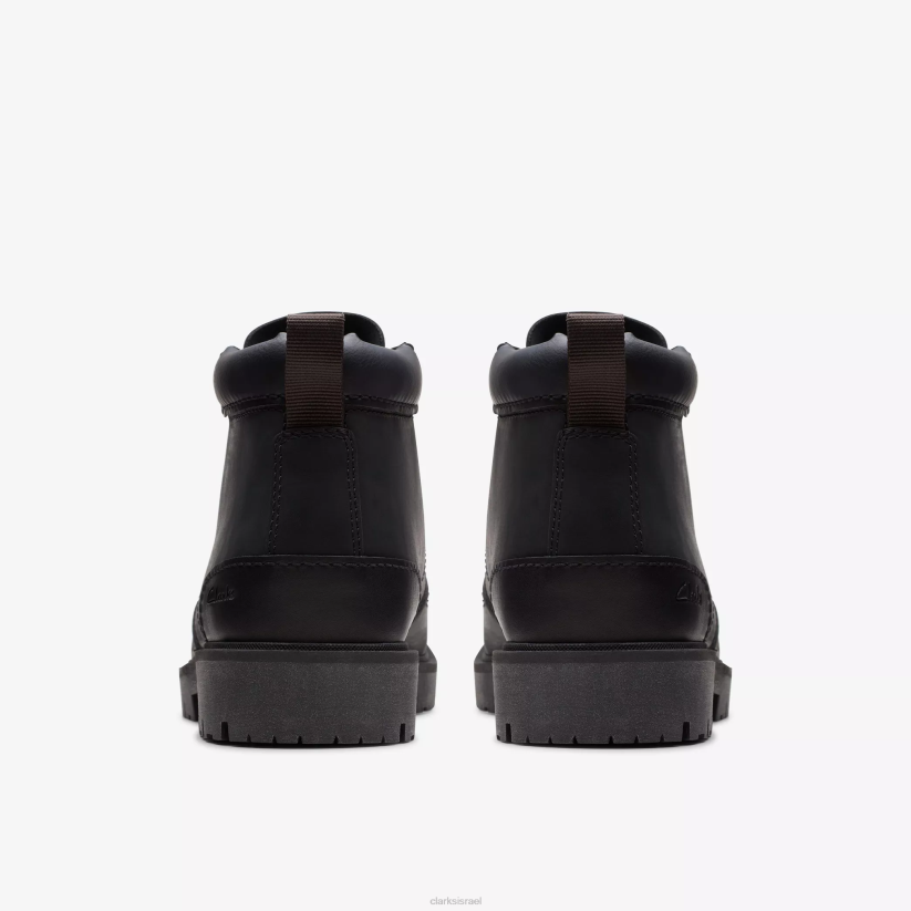 V268902 עור שחור Clarks אמצע רוסדייל