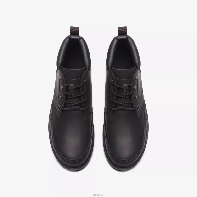 V268902 עור שחור Clarks אמצע רוסדייל