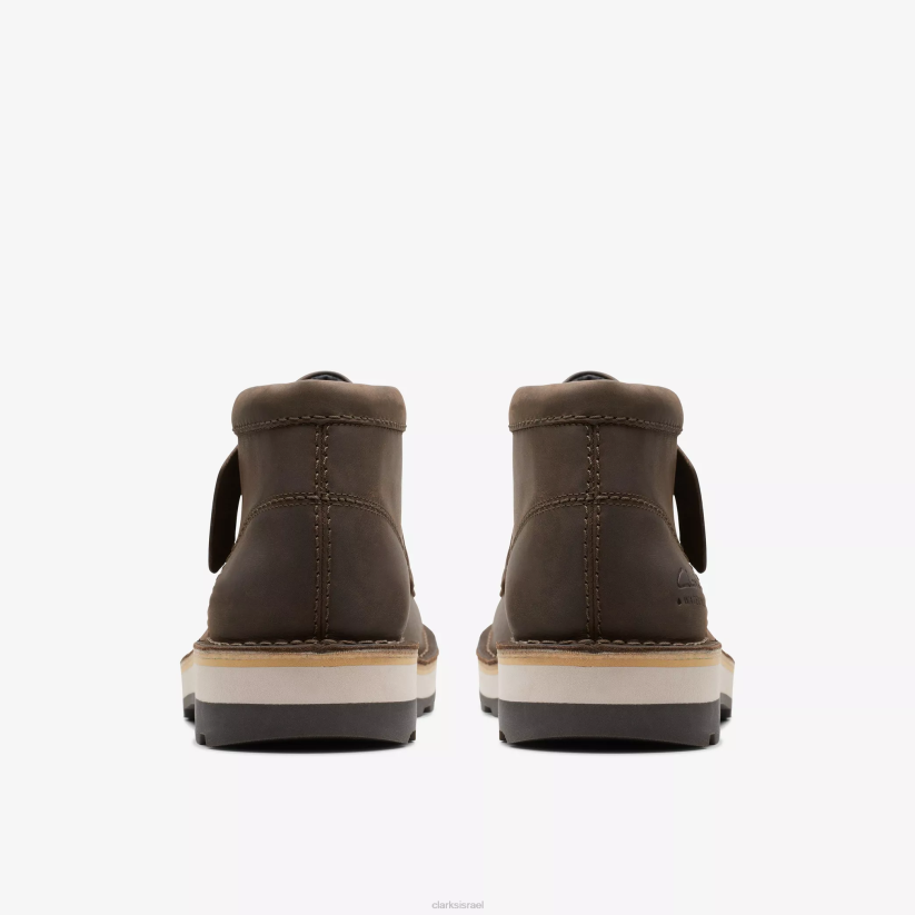 V268925 עור זית Clarks corston wally עמיד למים