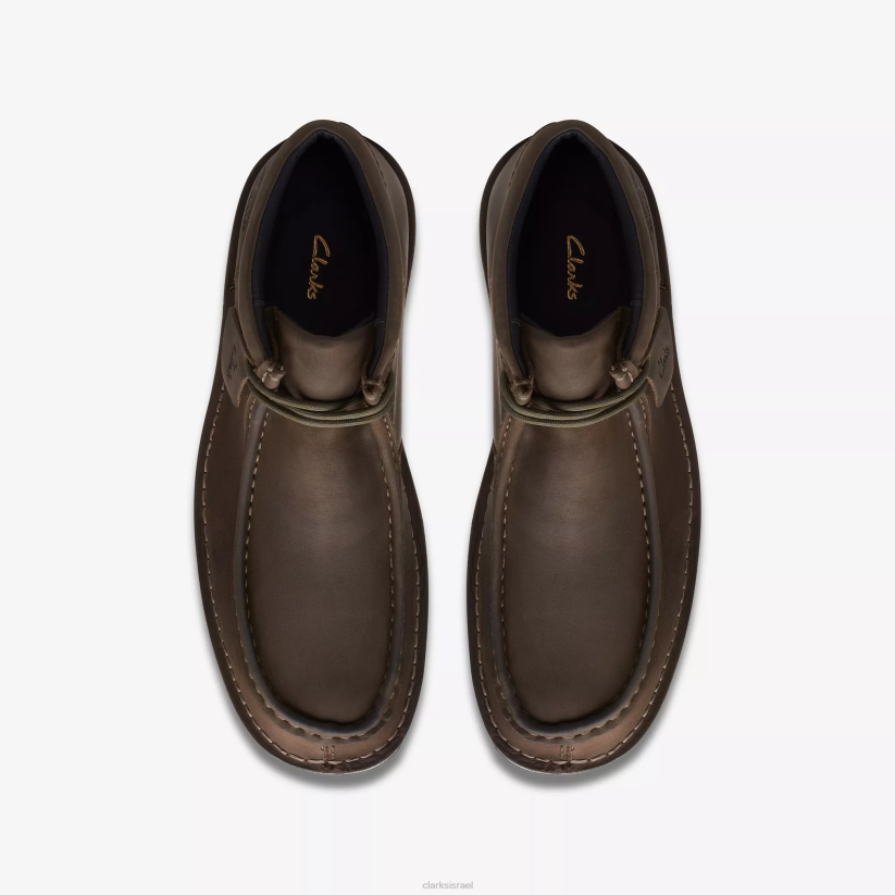 V268925 עור זית Clarks corston wally עמיד למים