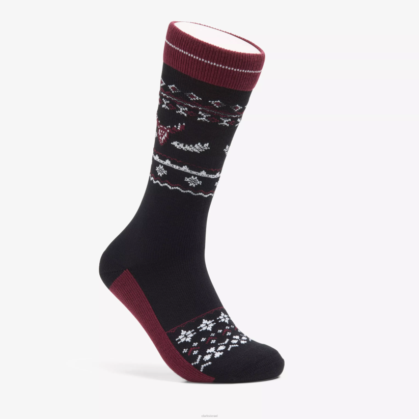 V268964 בורדו Clarks צוות חורף לגברים