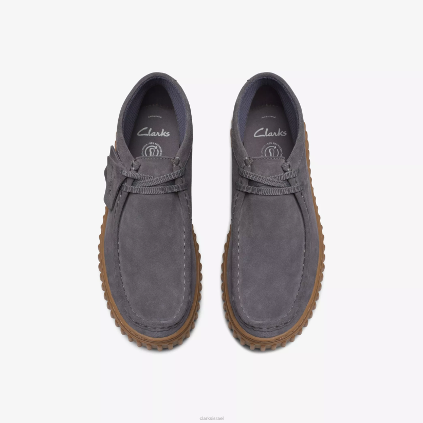 V268974 זמש אפור Clarks ילד טורהיל