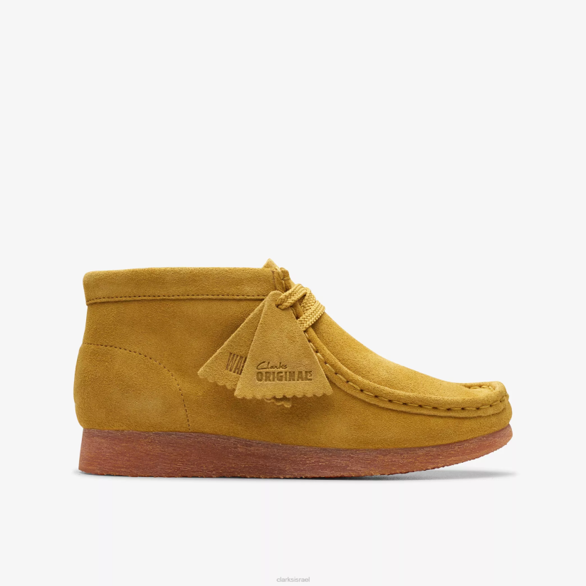 V268980 זית כהה Clarks מגף wallabee ישן יותר