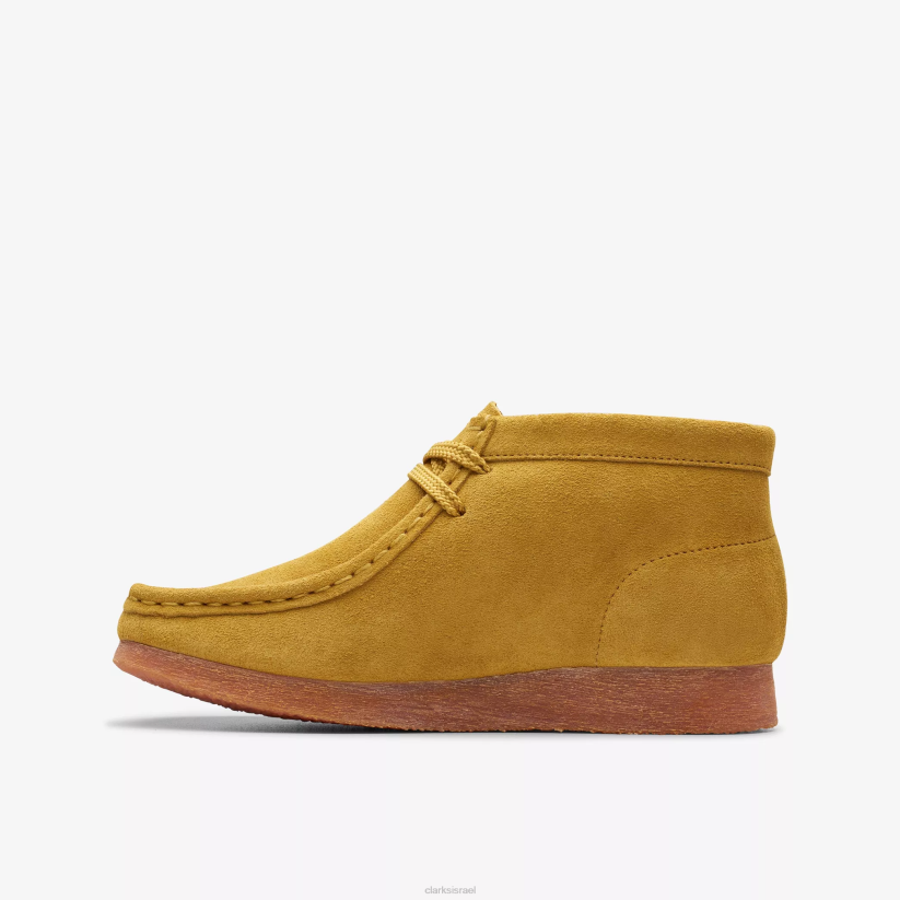 V268980 זית כהה Clarks מגף wallabee ישן יותר