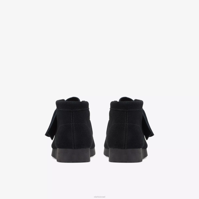 V268982 זמש שחור Clarks מגף wallabee ישן יותר