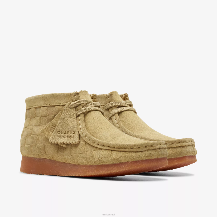 V268994 צ'ק בז' Clarks מגף wallabee ישן יותר