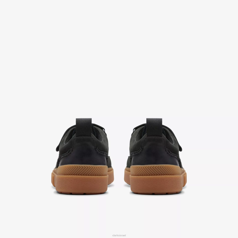 V268999 שָׁחוֹר Clarks somerset tor kid